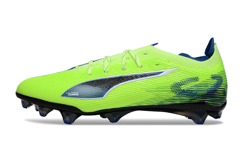 Chuteira Puma Ultra 5 Carbon FG - Verde/Azul
