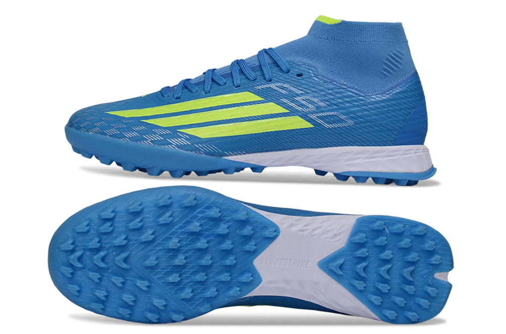 Chuteira Adidas F50 League Botinha Society "Ice Cold Precision"