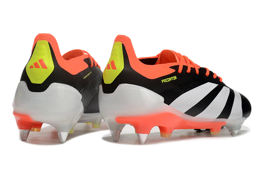 Chuteira Adidas Predator Elite SG - Laranja/Branco/Preto