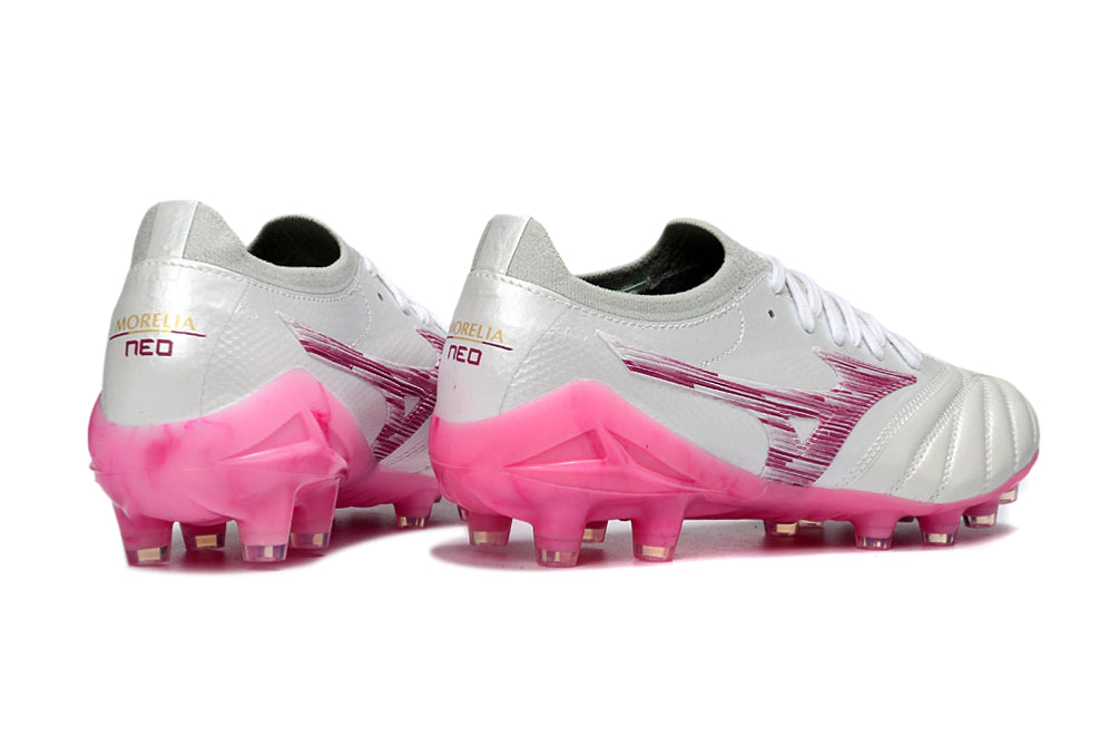 Chuteira Mizuno Morelia Neo 4 Campo - Rosa