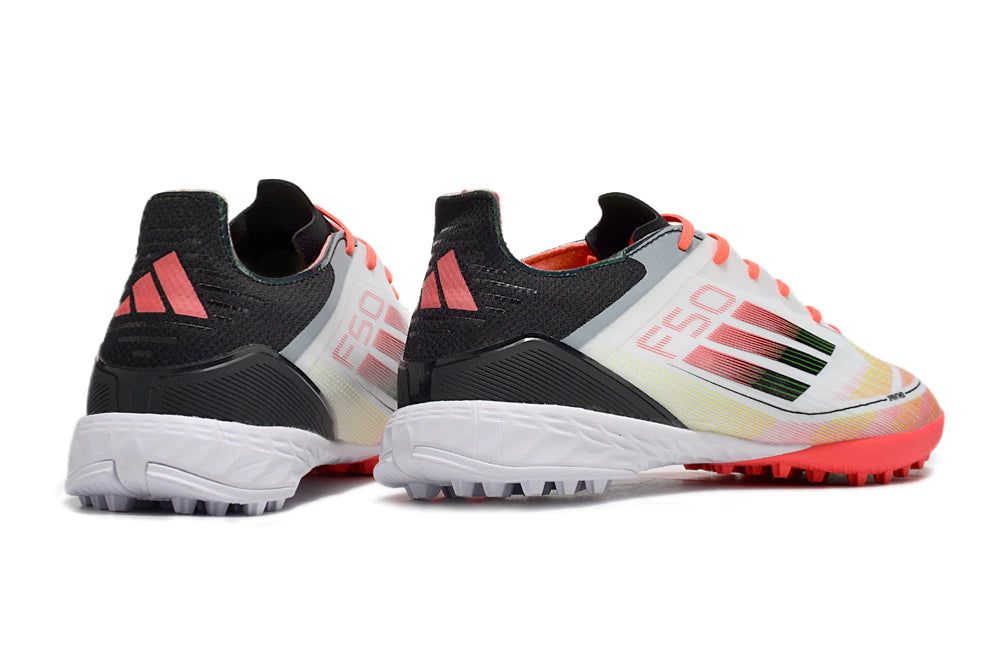 Chuteira Adidas X F50 Pro Society - Branco/Preto/Laranja