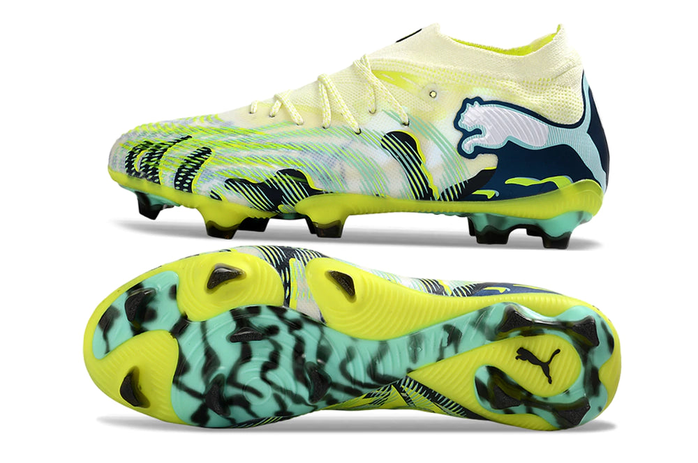 Chuteira Puma Future 8 Ultimate Low Campo FG - Verde