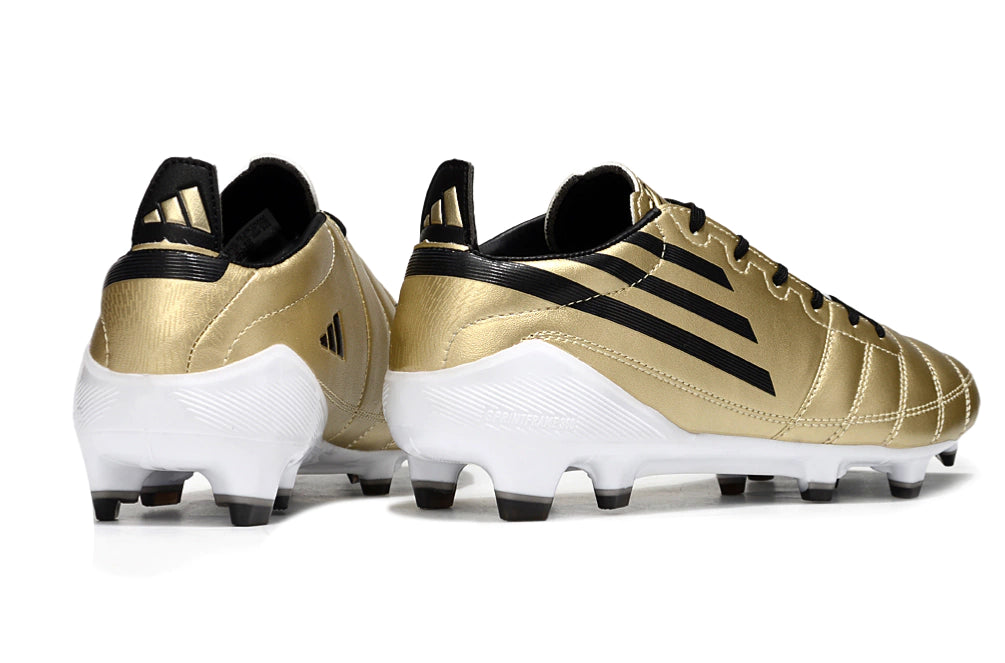 Chuteira Adidas F50 X Campo - Dourado/Preto
