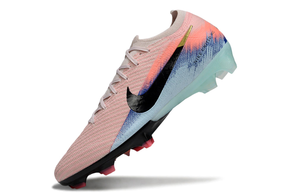 Chuteira Nike Air Zoom Mercurial Vapor 16 Elite FG - Rosa/Azul