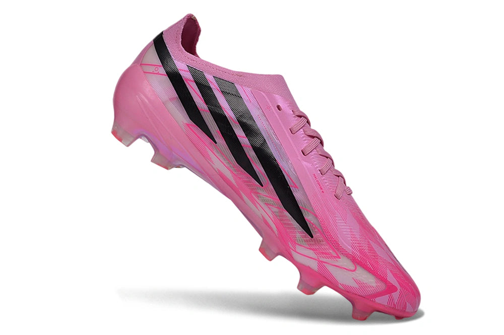 Chuteira Adidas F50 Hyperfast Eltie FG - Rosa