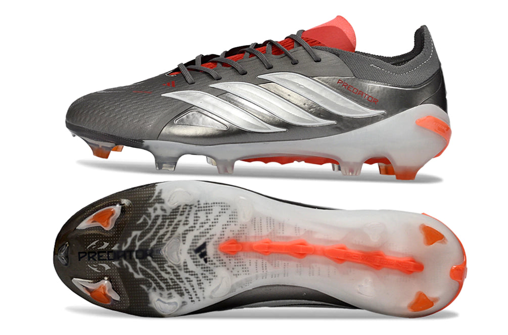 Chuteira Adidas Predator Elite 26 Campo FG - Prata