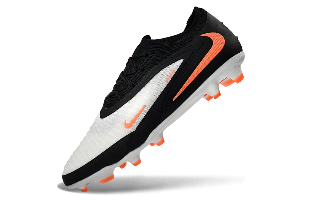 Chuteira Campo NIKE Phantom 6 Elite FG -Branco/Preto