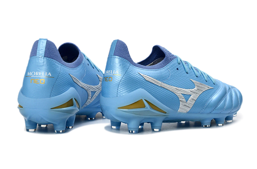 Chuteira Mizuno Morelia Neo 4 Campo - Azul