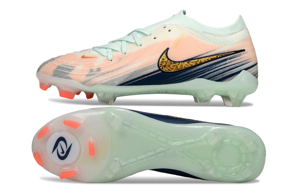 Chuteira Nike Phantom GX2 Elite Campo FG - Branco/Azul