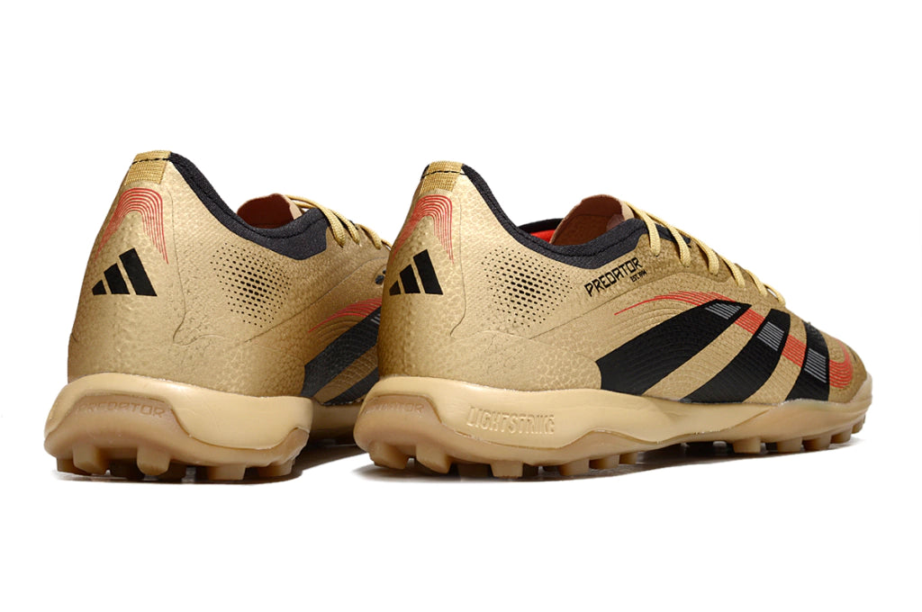 Chuteira Adidas Predator 25 Elite Society - Marrom/Preto