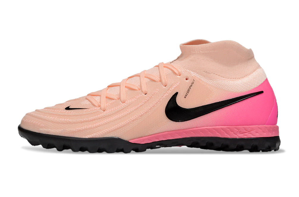 Chuteira Nike React Phantom Luna 2 Elite Society - Rosa/Preto