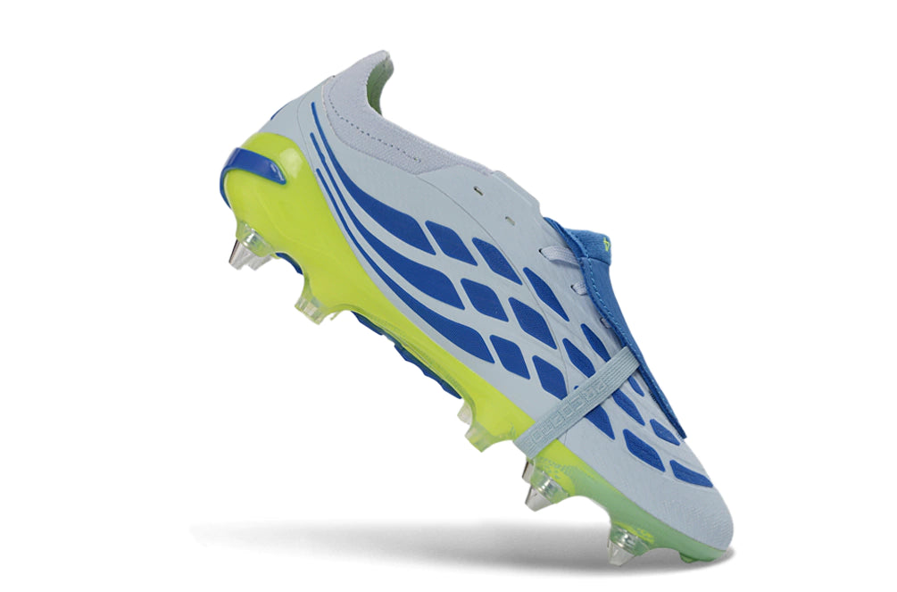 Chuteira Adidas Predator Tongue 26 Elite SG "ice gold precision"