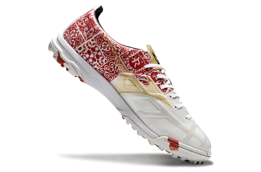 Chuteira Mizuno Alpha Made in Japan Society - Vermelho/Branco