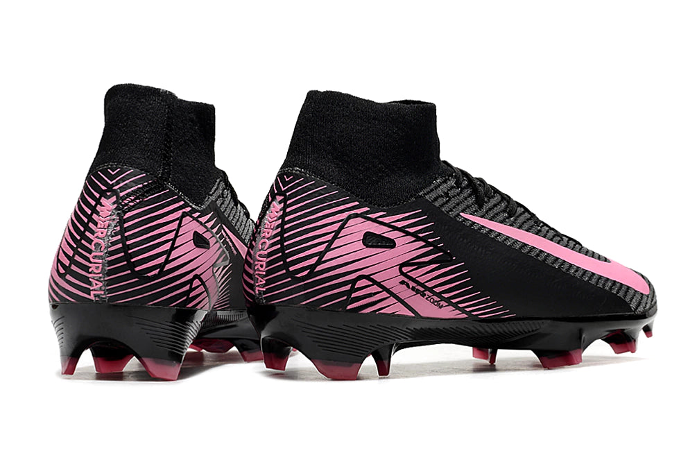 Chuteira Nike Mercurial Superfly 10 Elite Campo - Preto/Rosa