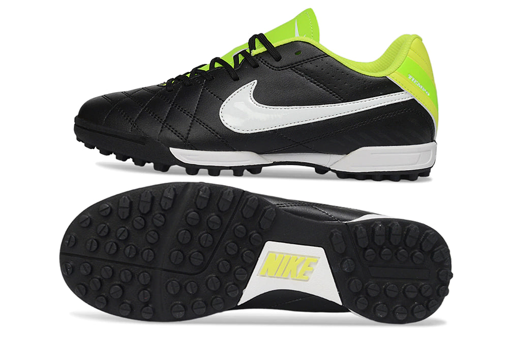 Chuteira Nike Tiempo 5 Society - Preto/Verde