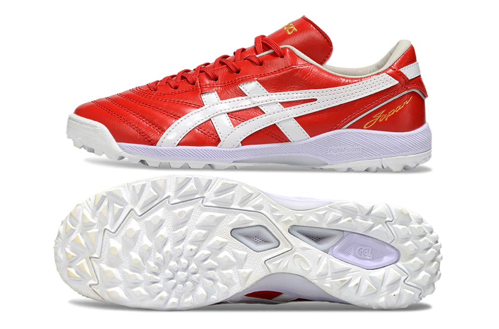 Chuteira Asics Japan Society - Vermelho/Branco