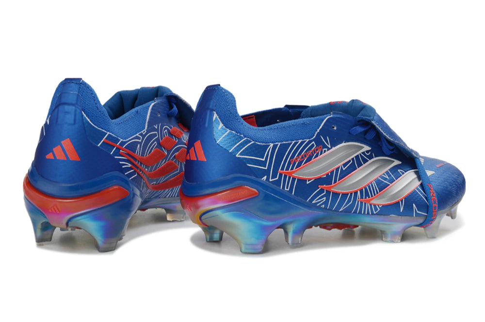 Chuteira Adidas Predator Tongue 26 Elite FG - Azul