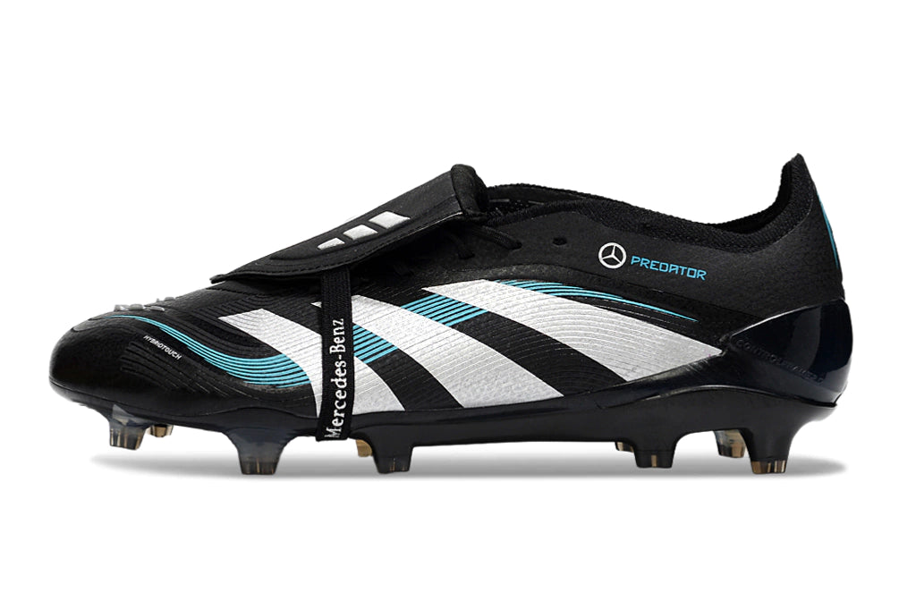Chuteira Adidas Predator Elite Tongue 25 Campo FG - PRETO/Branco