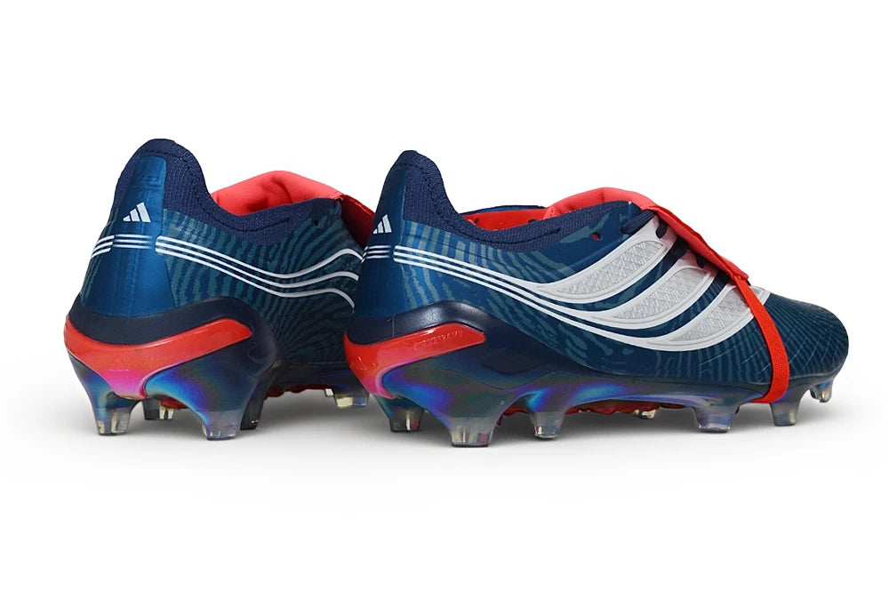 Chuteira Adidas Predator Tongue 26 Elite FG - Azul