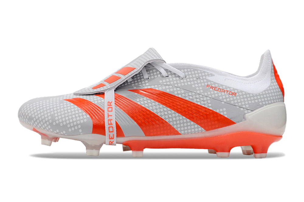 Chuteira Adidas Predstrike Elite Campo - Branco/Laranja