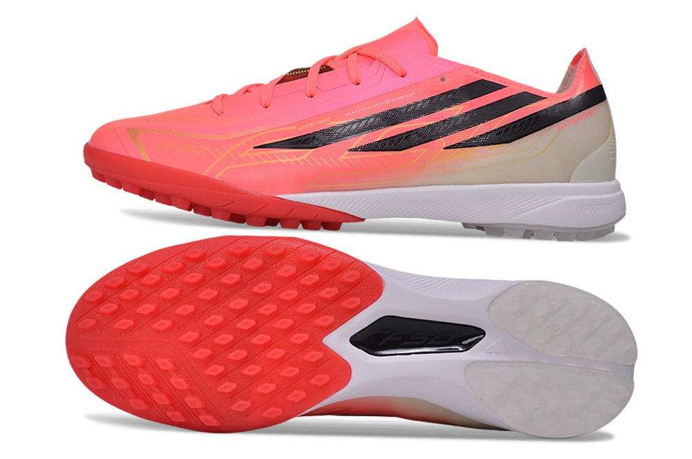 Chuteira Adidas F50 HyperFast TF - Rosa