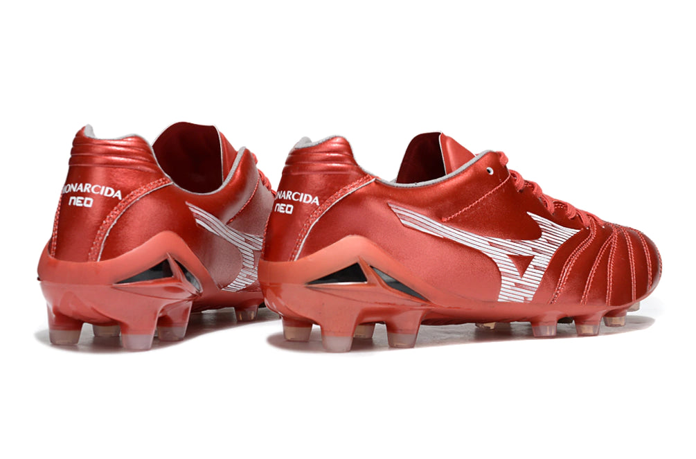 Chuteira Mizuno Morelia Neo 4 Campo - Vermelho
