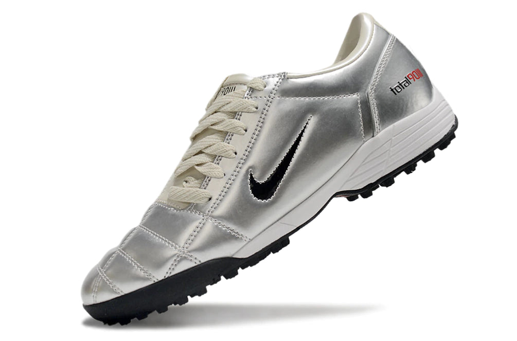 Chuteira Nike Total 90 Society - Prata/Bege