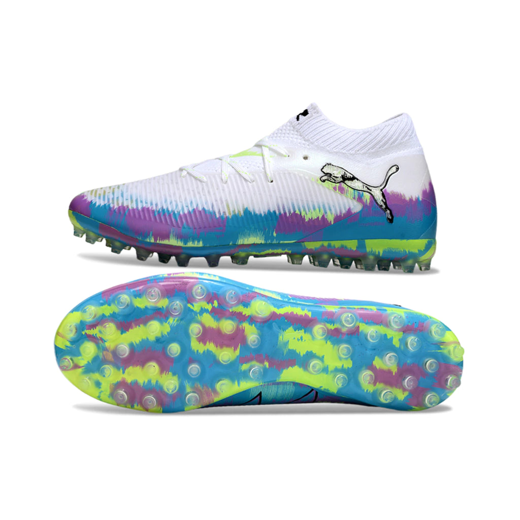 Chuteira Puma Future 8 Match MG - Roxo/Azul