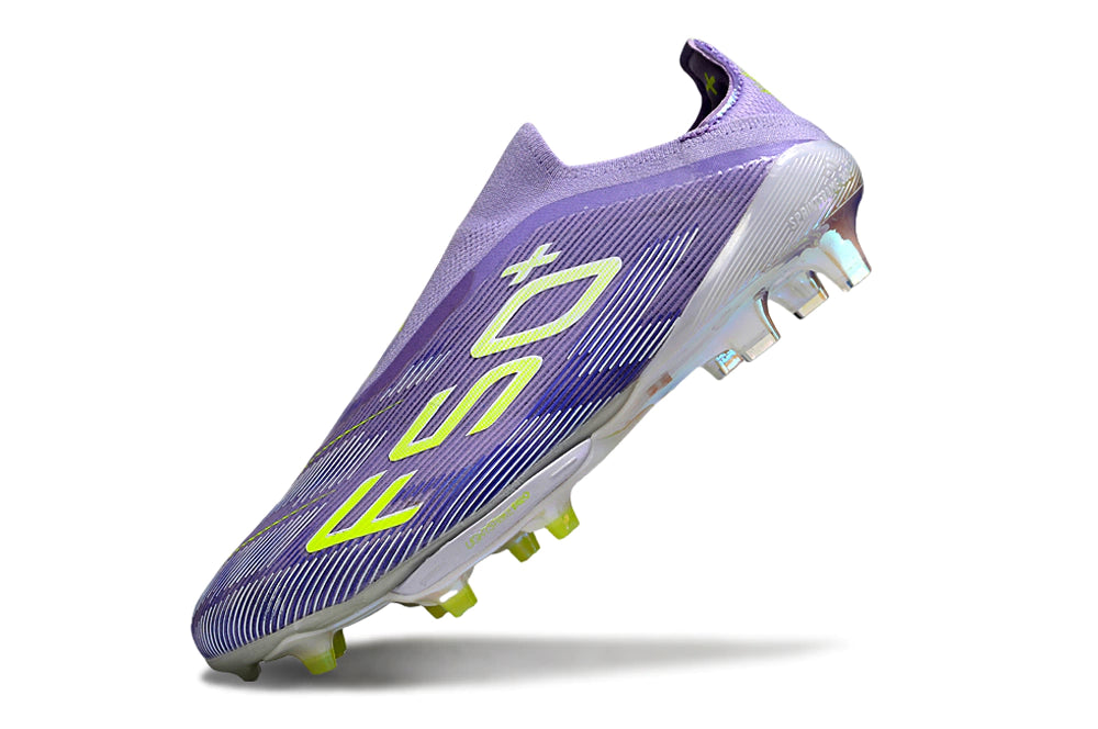 Chuteira Adidas F50 X Laceless Campo - Roxo/Branco