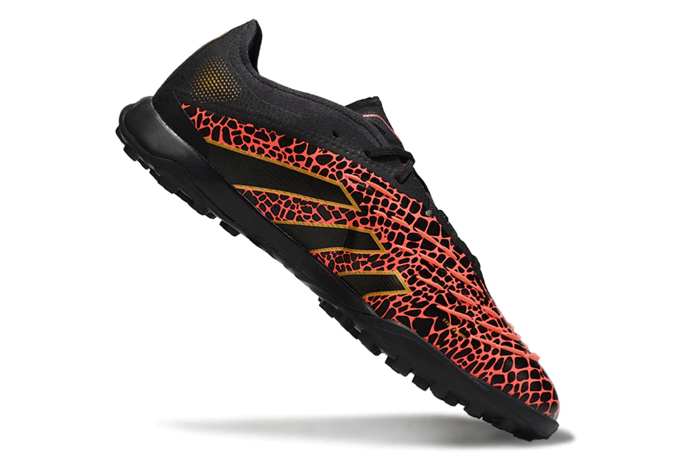 Chuteira Adidas Predator 25 Elite Society - Preto/Vermelho