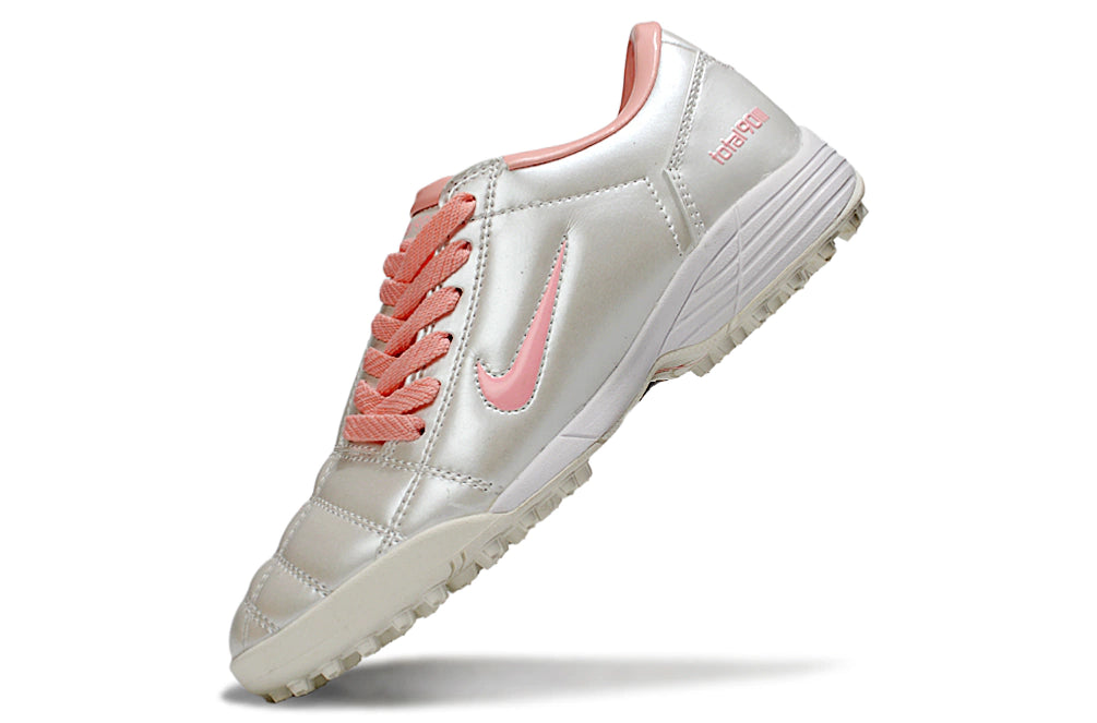 Chuteira Nike Total 90 Society - Prata/Rosa