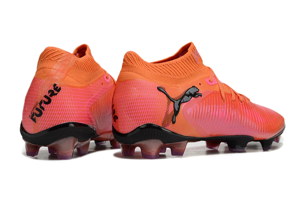 Chuteira Puma Future 8 Ultimate Botinha Campo FG - Laranja