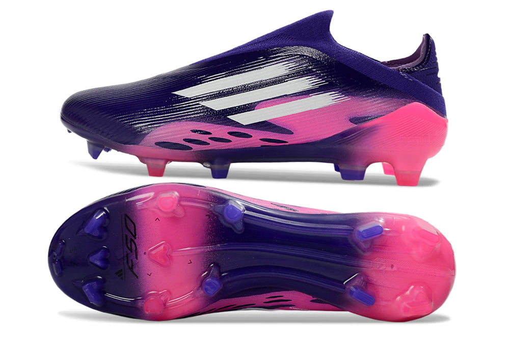Chuteira Adidas F50 X Laceless Campo - Roxo