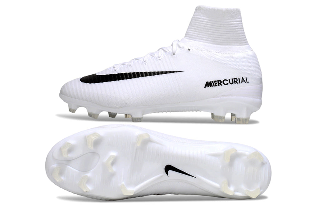 Chuteira Nike Mercurial Superfly 5 Elite Campo - Branco