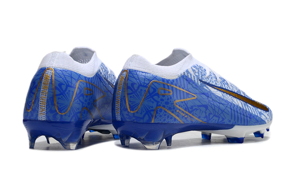 Chuteira Nike Mercurial Vapor 16 Elite Campo - Branco/Azul/Cinza