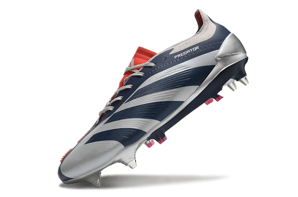 Chuteira Adidas Predator Elite SG - Laranja/Preto/Branco