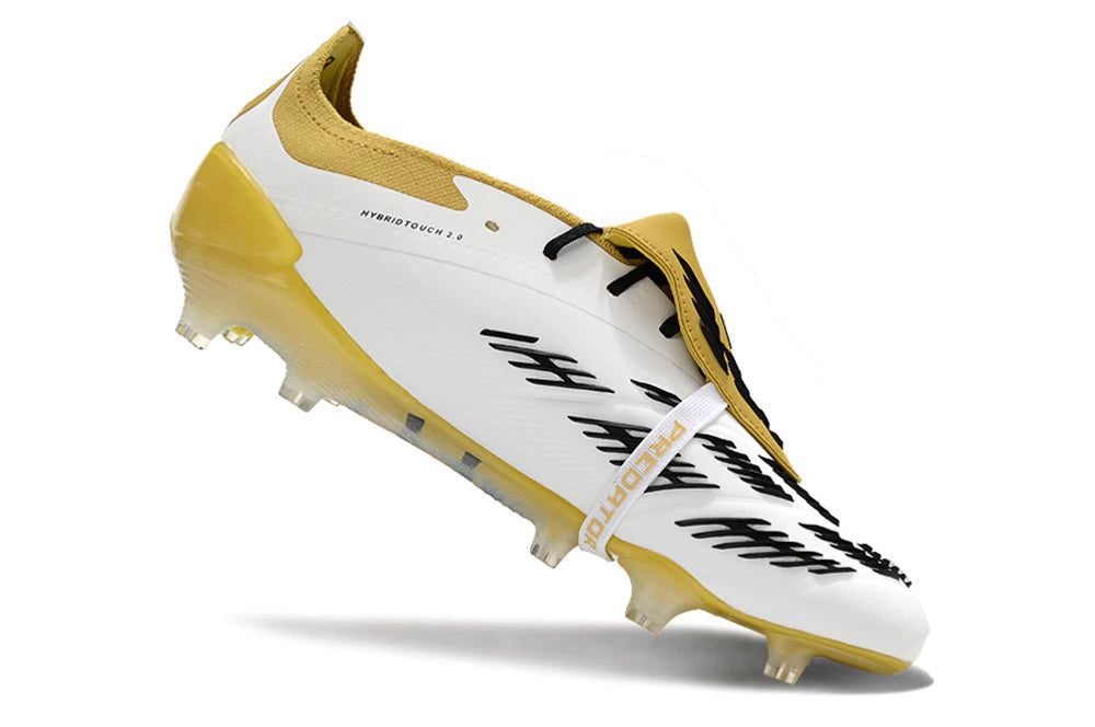 Chuteira Adidas Predstrike Elite Campo - Branco/Preto