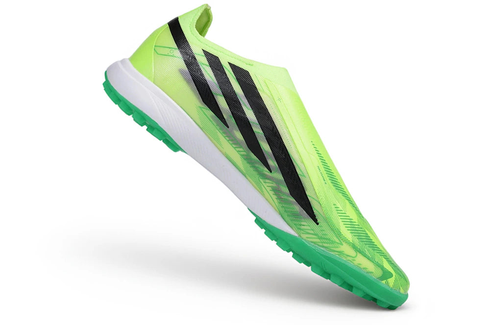 Chuteira Adidas F50 Hyperfast Laceless TF - Verde