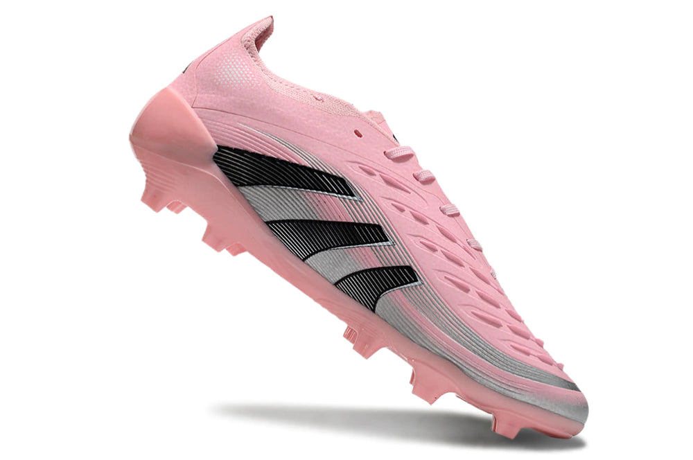 Chuteira Adidas Predator Elite 25 Campo FG - Preto/Rosa