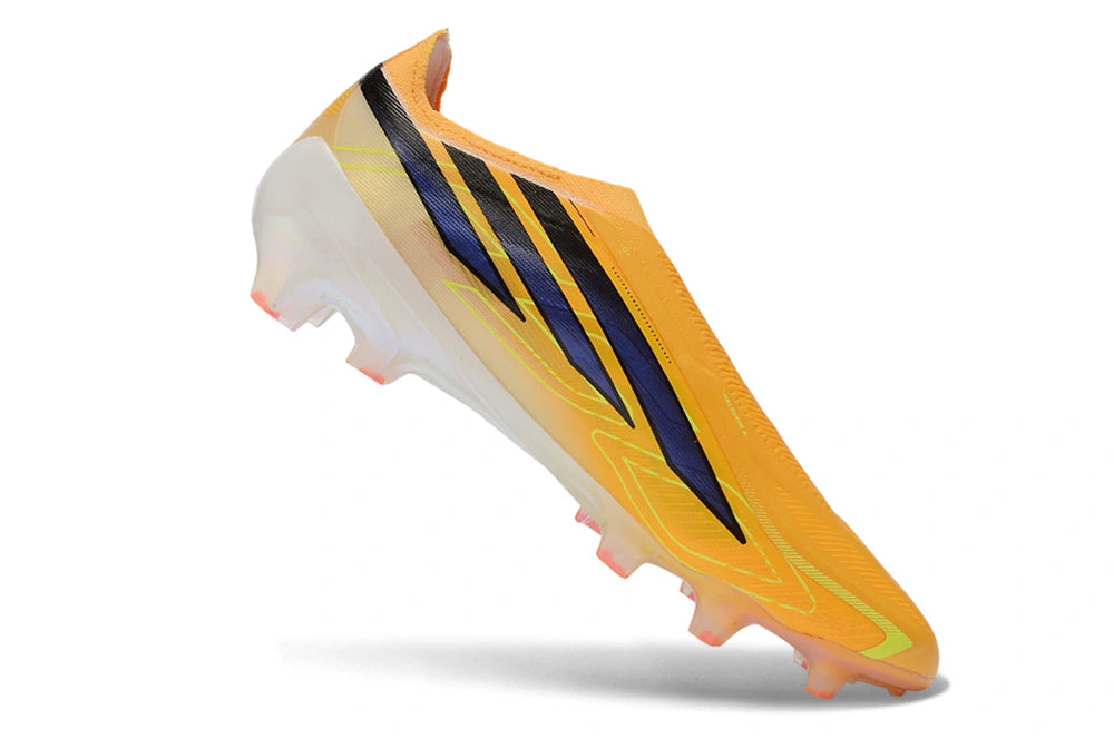 Chuteira Adidas F50 Hyperfast Laceless FG - Laranja