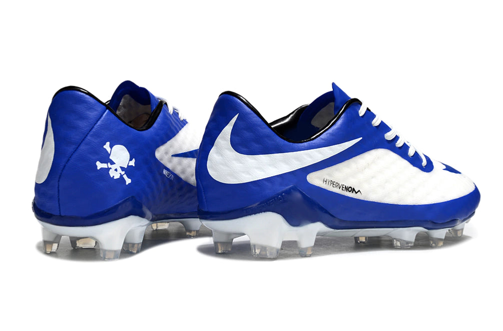 Chuteira Nike Hypervenom Phantom FG - Azul/Branco