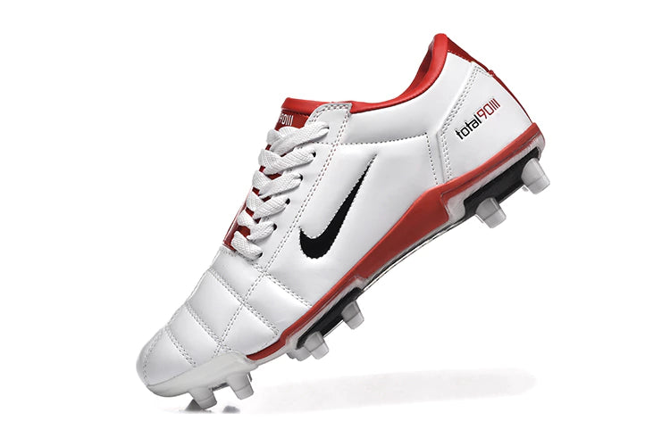 Chuteira Nike Total 90 Campo - Branco/Vermelho