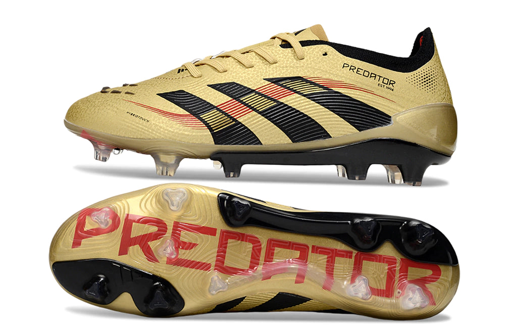 Chuteira Adidas Predator Elite 25 Campo FG - Dourado