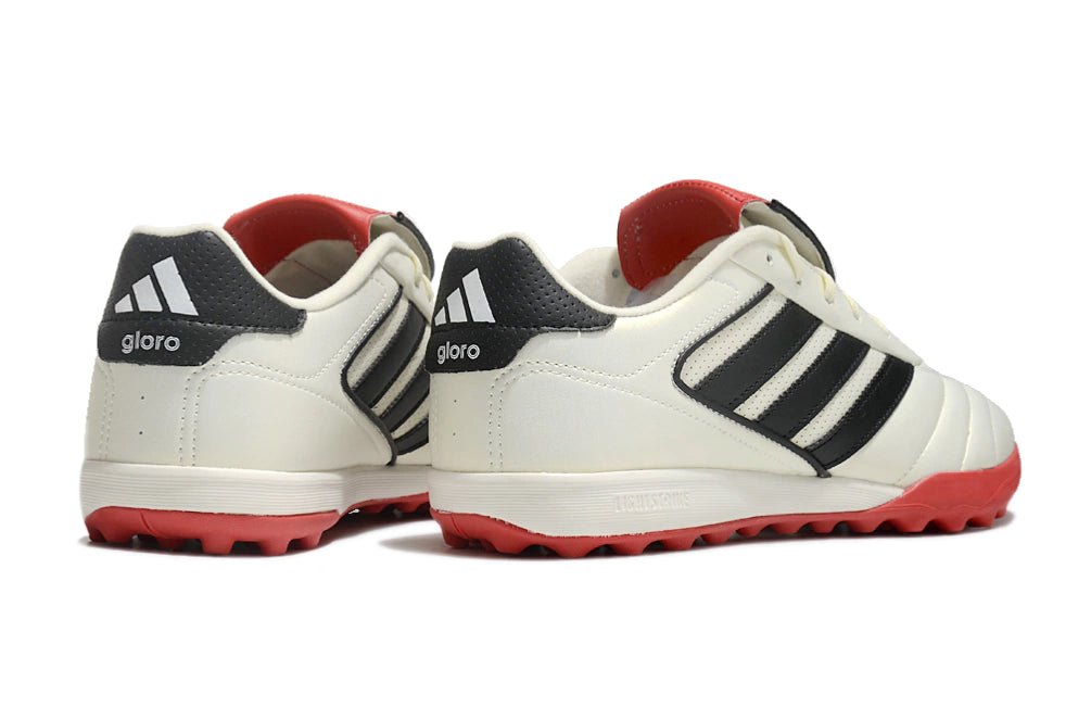 Chuteira Adidas Copa Gloro 2 Society - Bege/Laranja