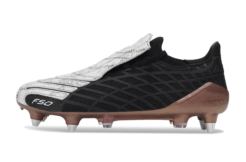 Chuteira Adidas F50 Spider SG - Preto/Branco