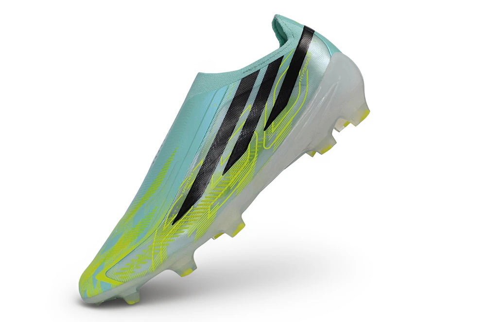 Chuteira Adidas F50 Hyperfast Laceless FG - Verde