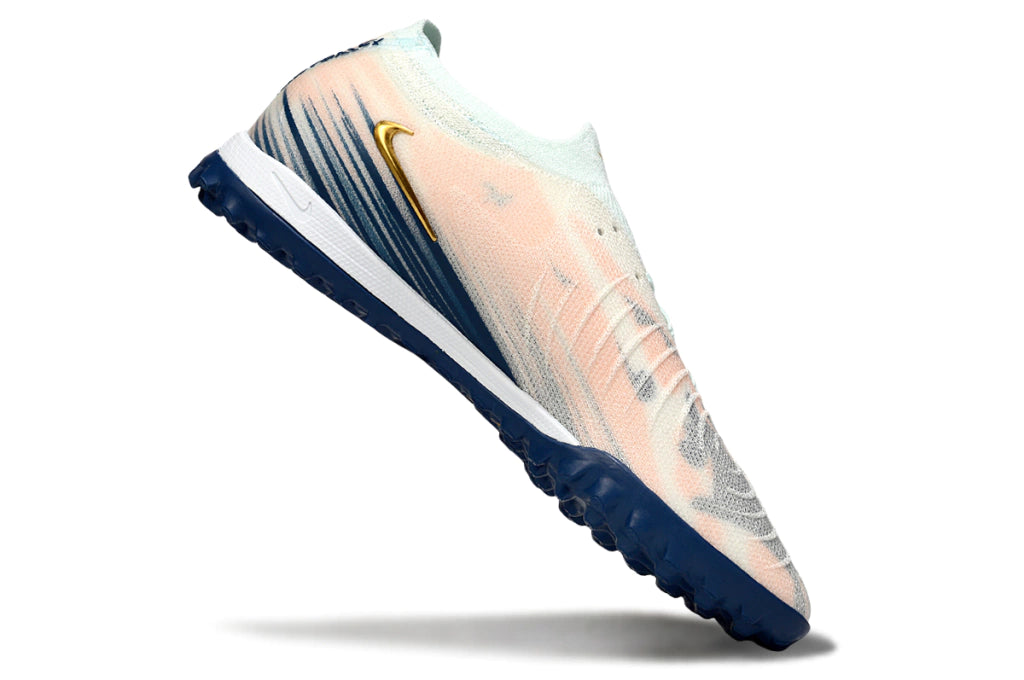 Chuteira Nike Phantom GX 2 Elite Society TF - Branco/Azul