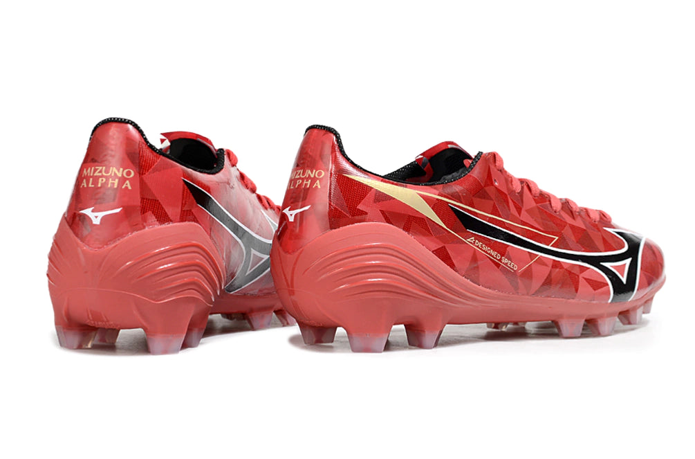 Chuteira Mizuno Alpha Japan FG "Ruby Red"