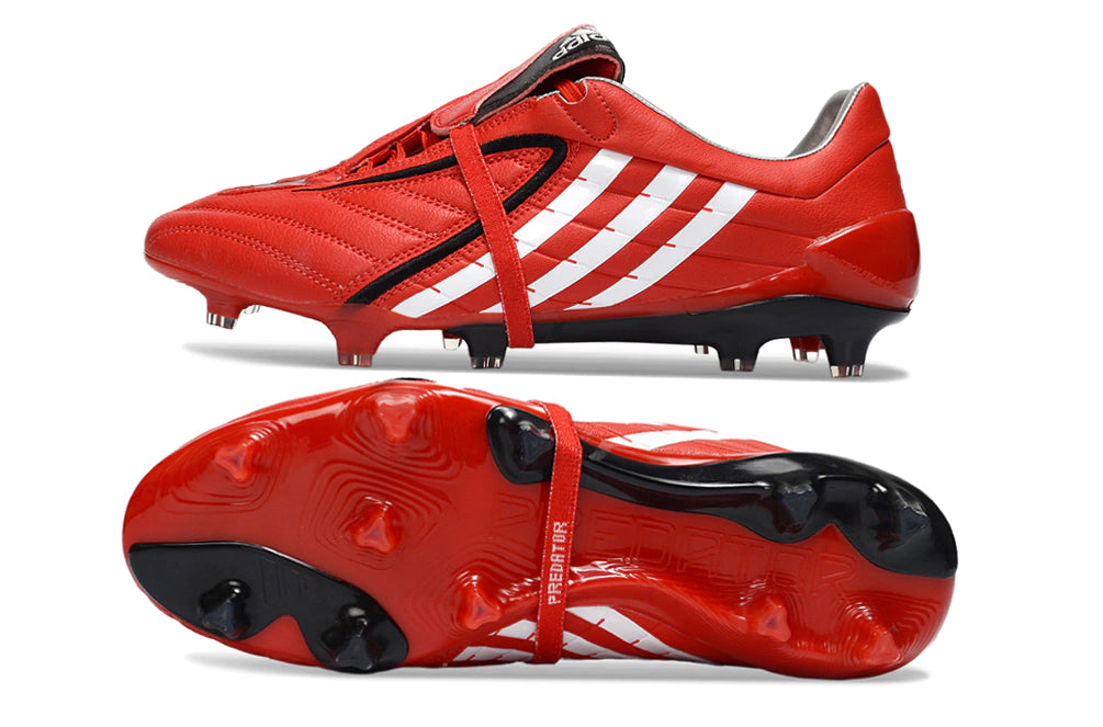 Chuteira Adidas Predator Accelerator FG - Vermelho