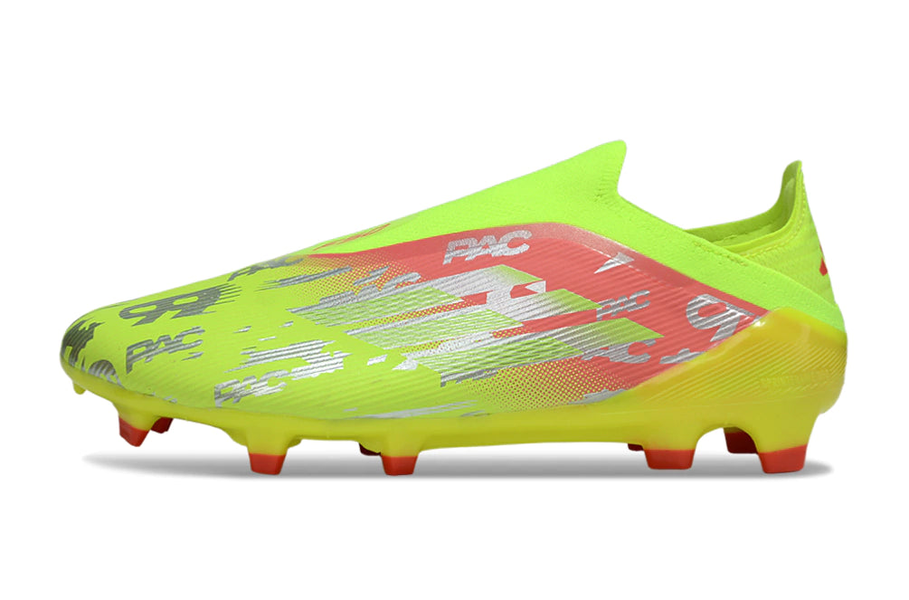 Chuteira Adidas F50 X Laceless Campo - Amarelo